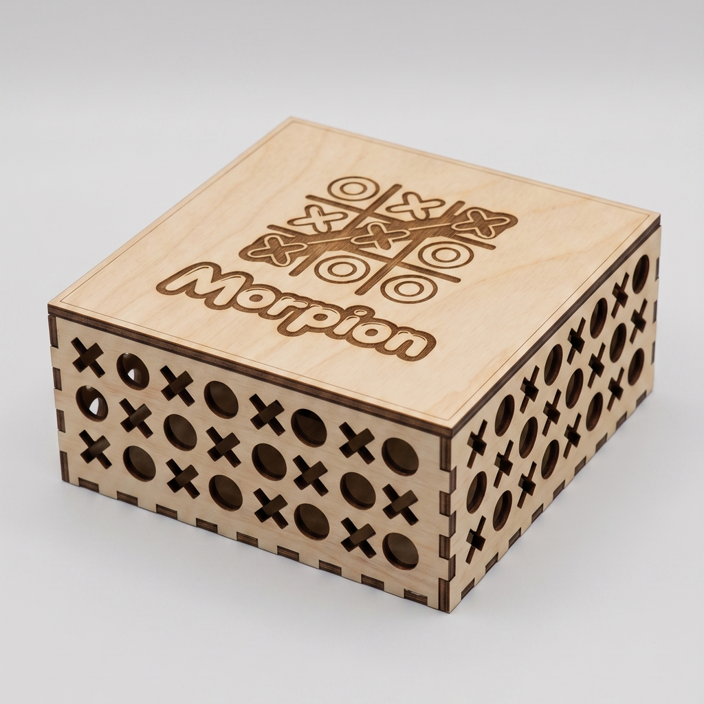 Jeu de Morpion en Bois