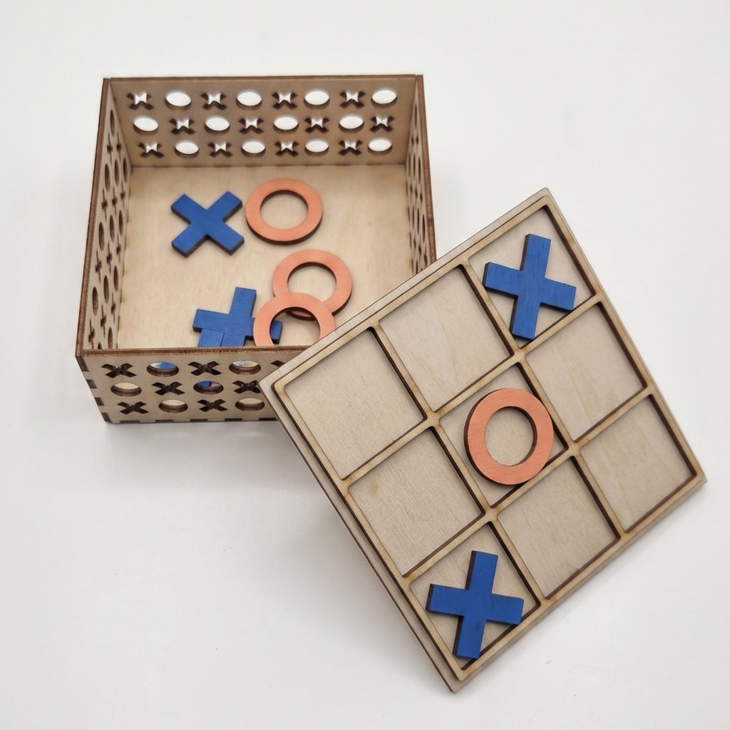 Jeu de Morpion en Bois