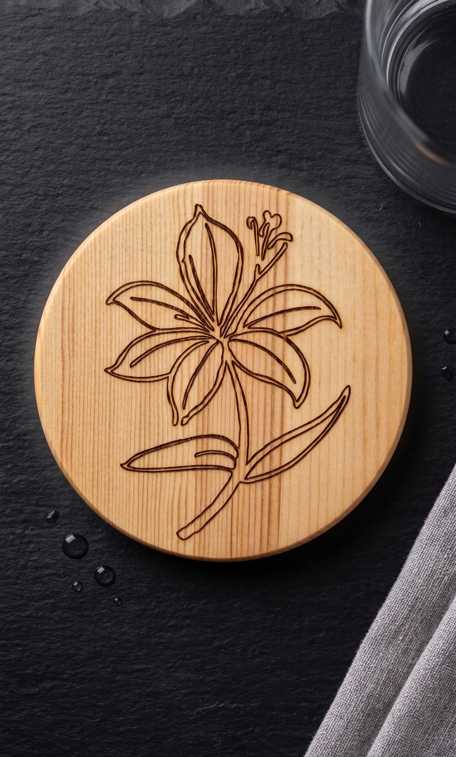 Dessous de verre Fleur