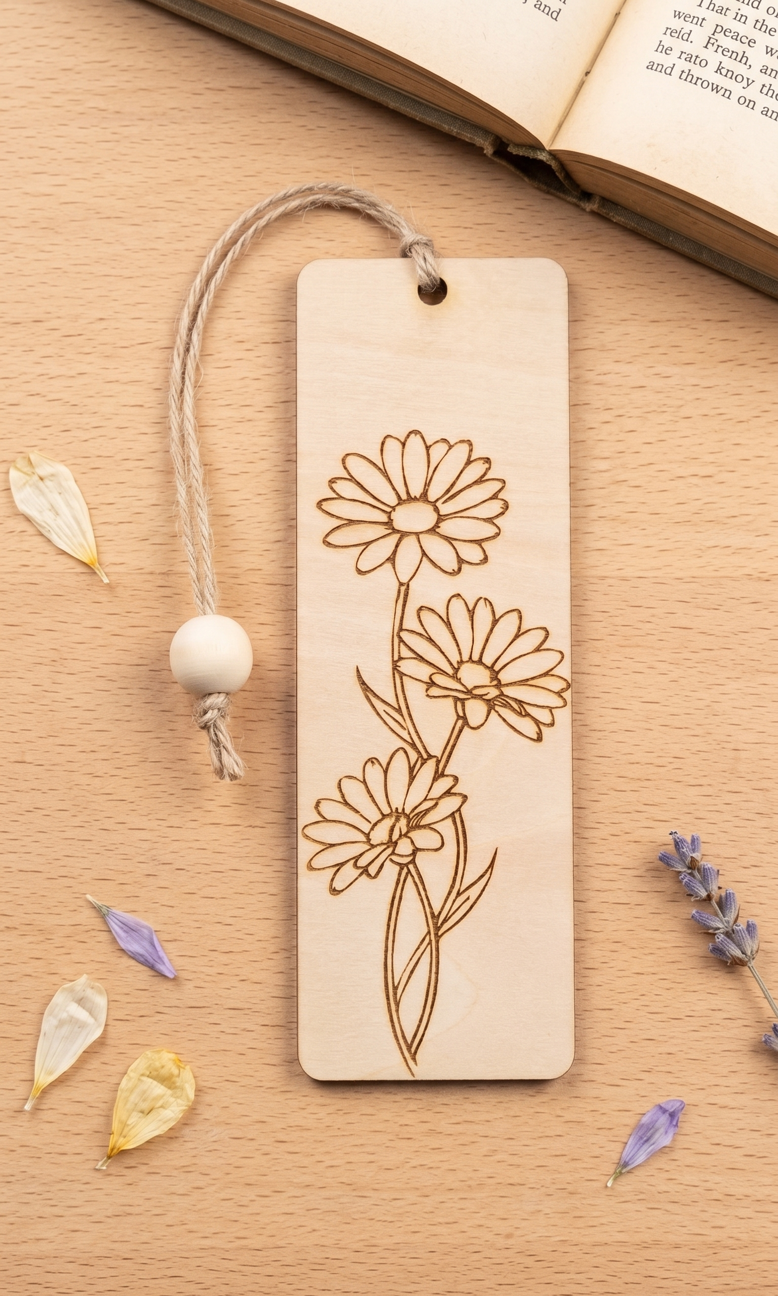 marque page Marguerites